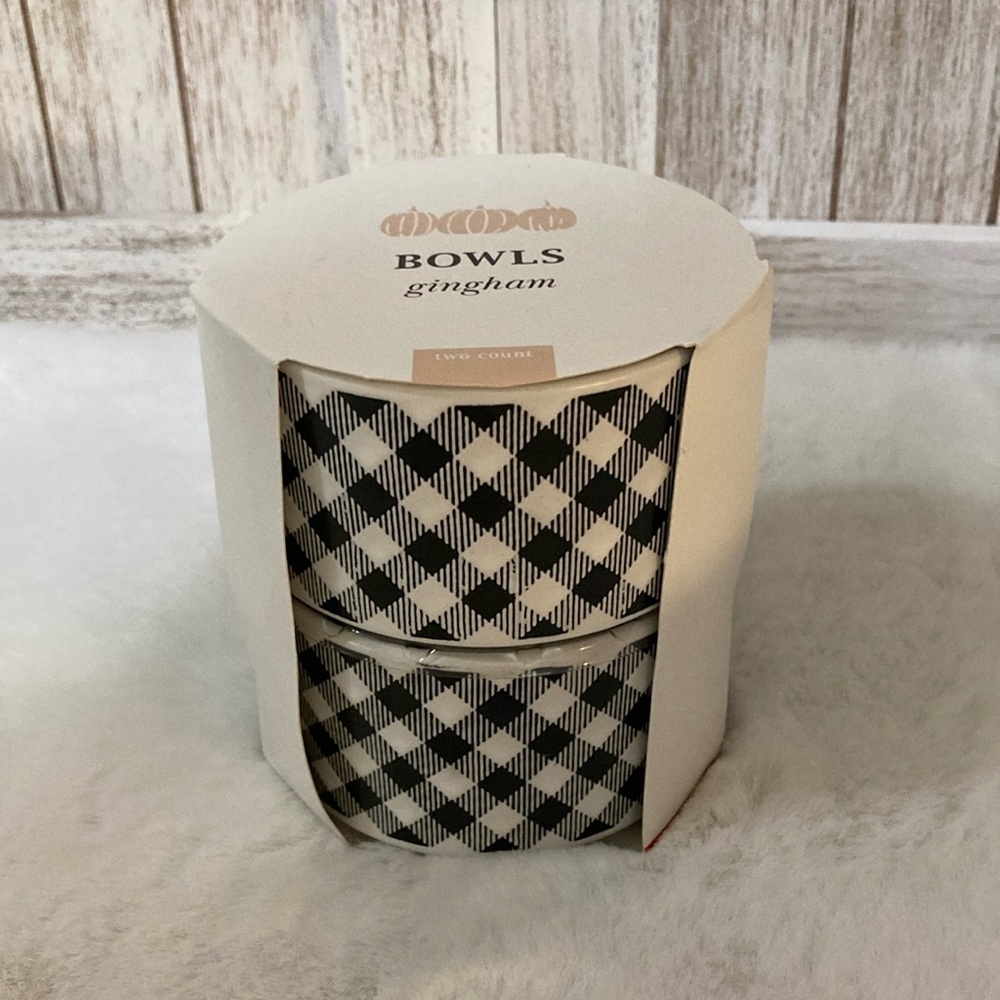 Target BP Fall 2019 Stackable Gingham Bowls